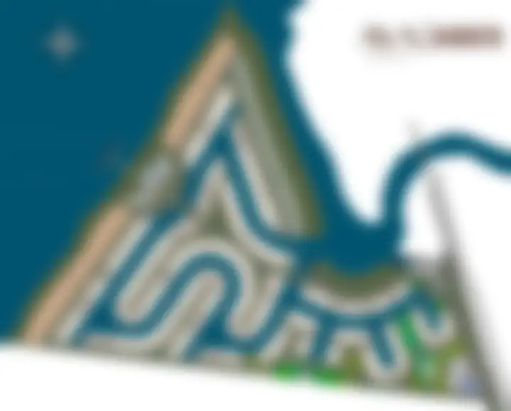 Ilustração borrada do mapa dos lotes do AVA Residences, enviado a quem se cadastra